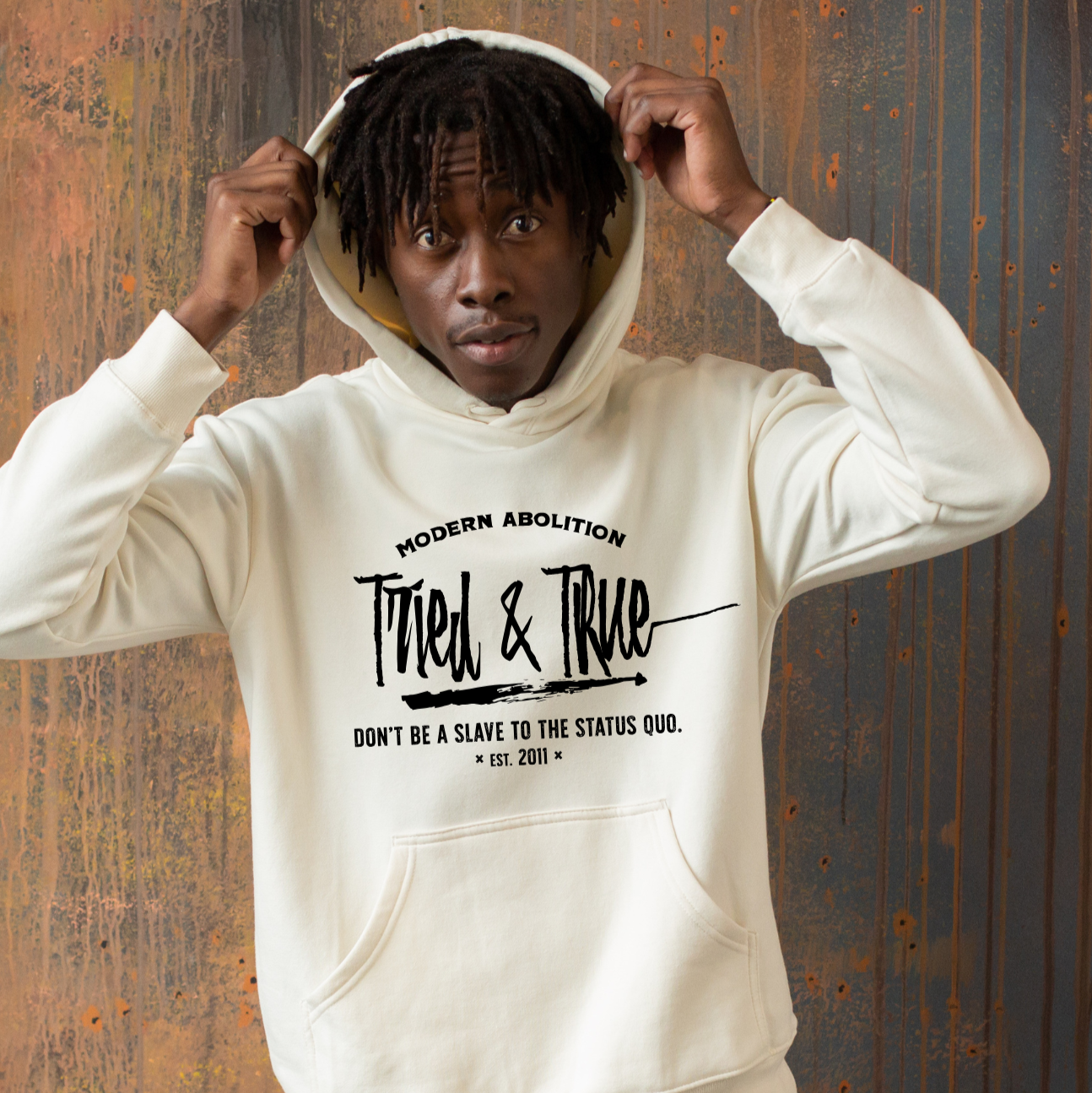 Tried & True White Hoodie