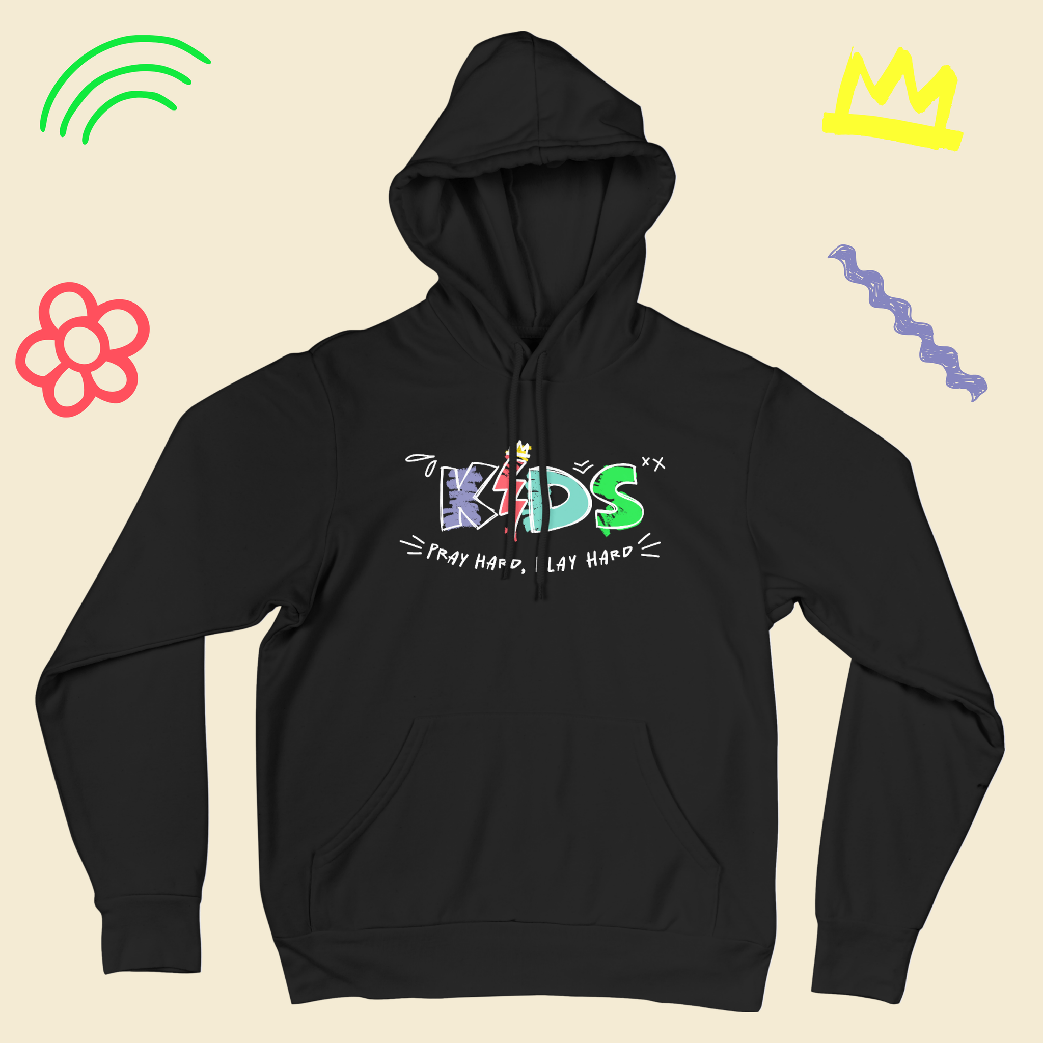 Midtown Kids | Adult Black Hoodie