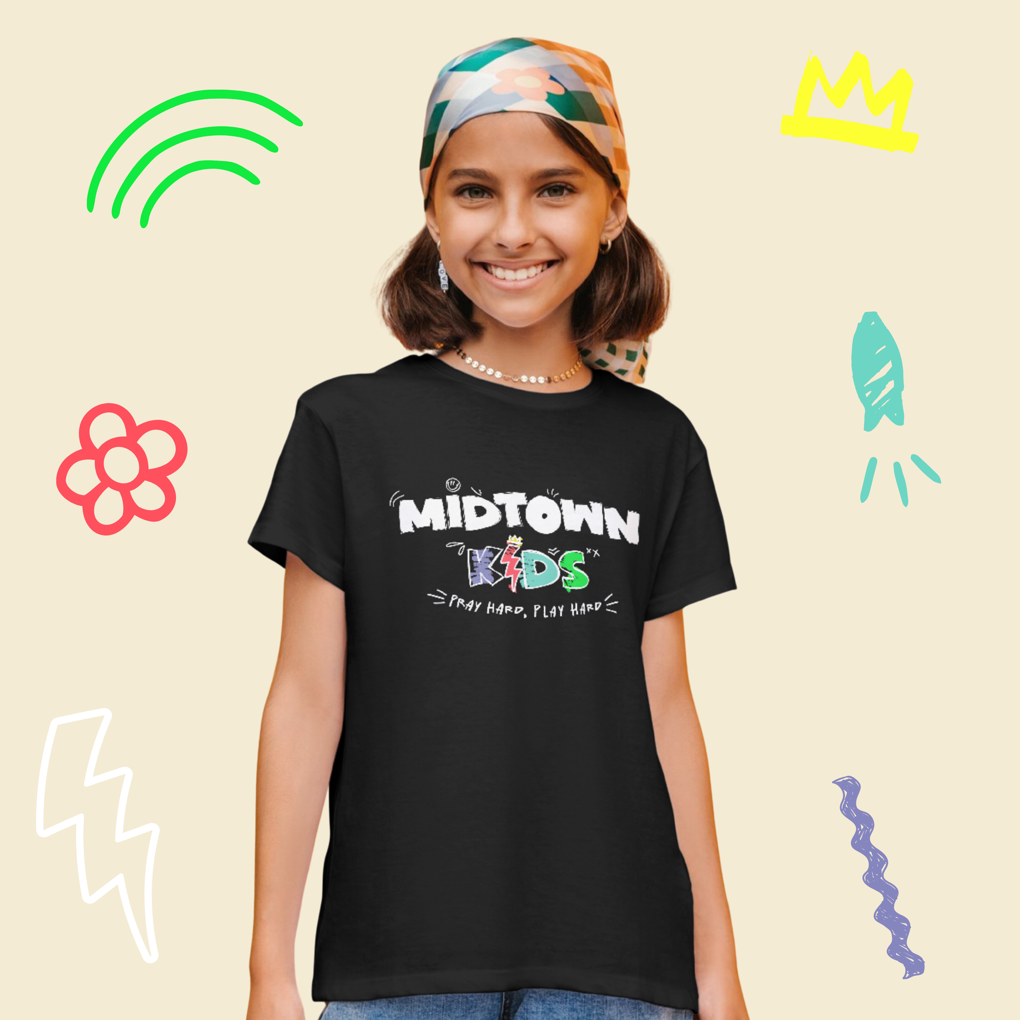 Midtown Kids | Youth Black T