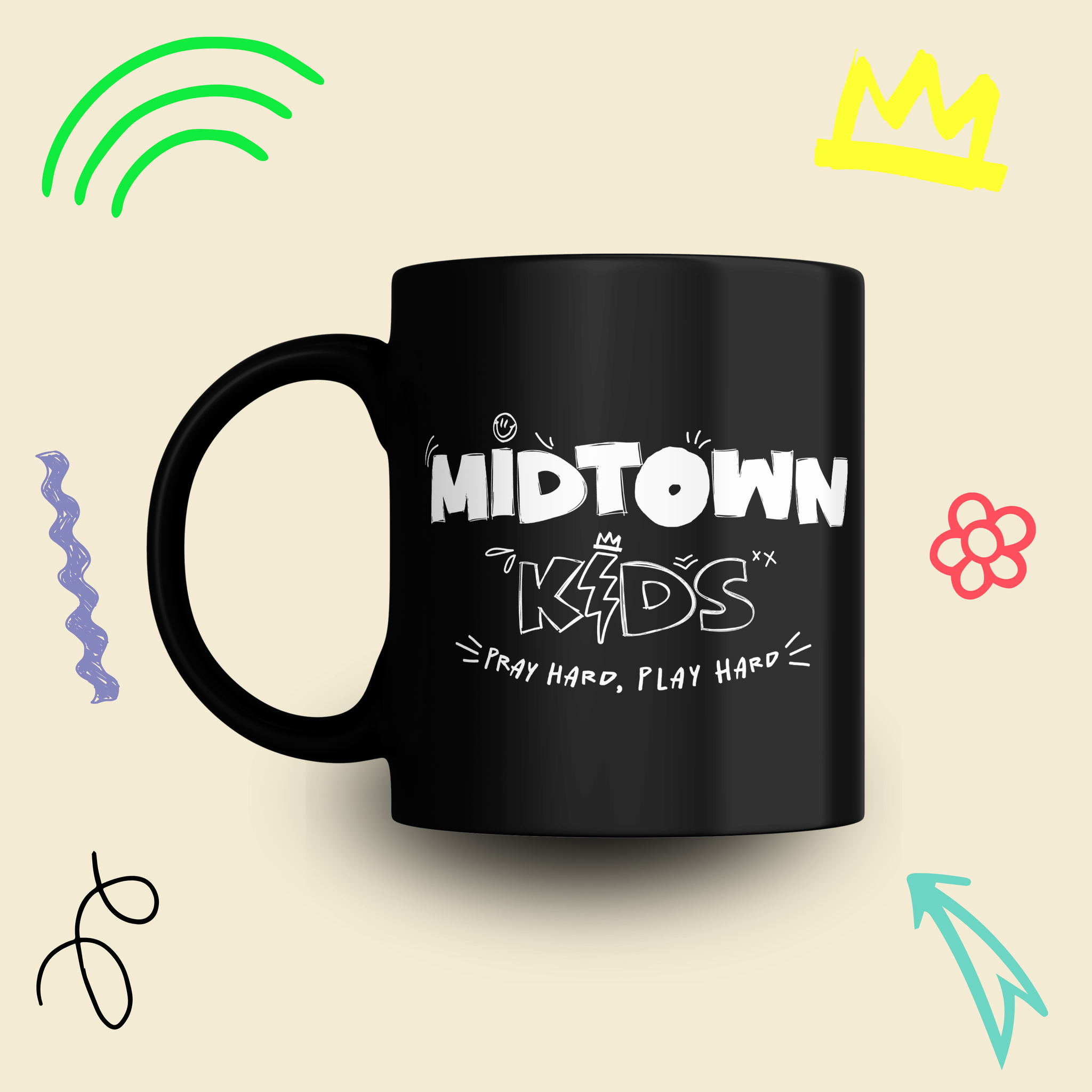 Midtown Kids | Black Mug